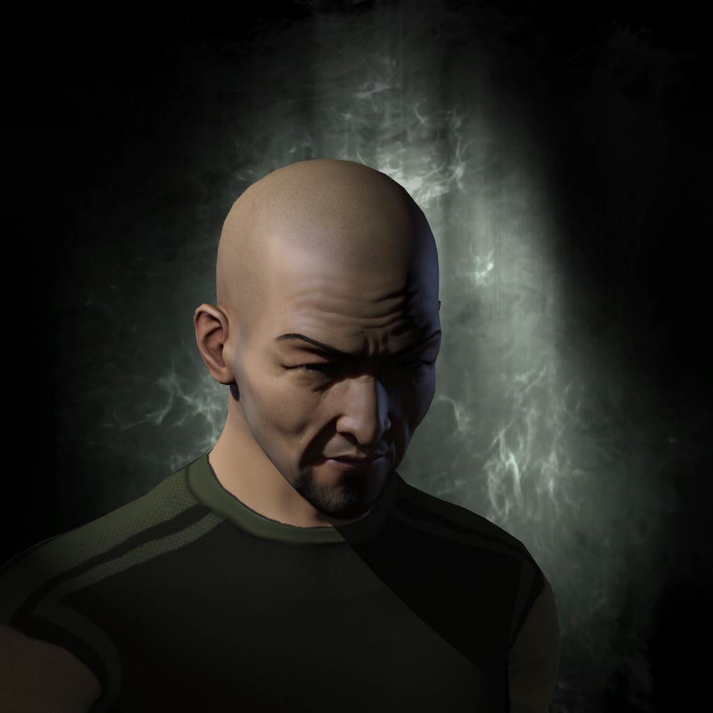 disgruntled man
