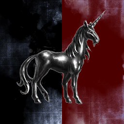 Constellation of a white Unicorn