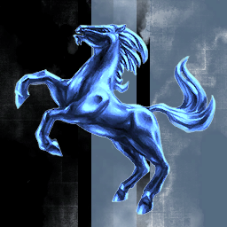 Le cheval bleu
