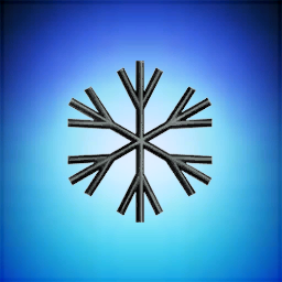 Transparent snowflake