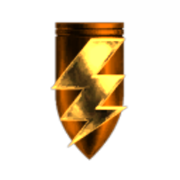 Lightning on the shield