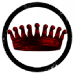 Black Circle and Red Crown