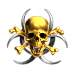 Biohazard Gold Skull Dudes