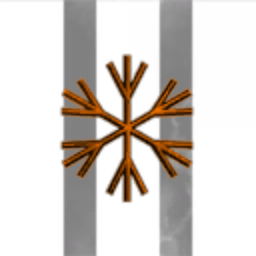Orange Snowflake
