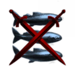 3 Dead Orcas and 2 swords