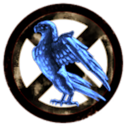 Blue Bird Yellow Cross