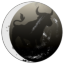 Black Bull and Crescent Moon