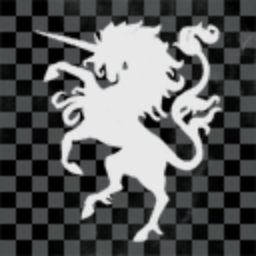 White horned horse